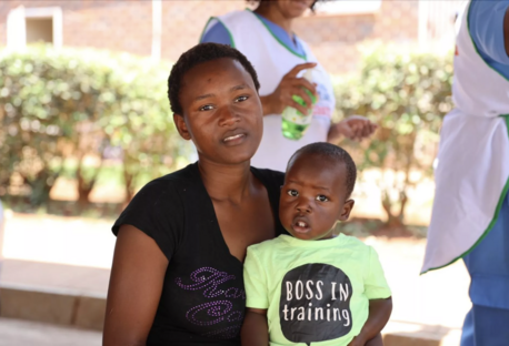 Whyy Mutumbunzou, 21, took her 1-year-old son, Ryan, to get his polio vaccination in Zimbabwe in 2023.
