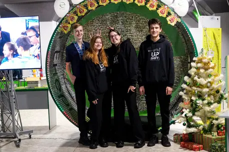Students in Ukraine learn about sustainable energy through UNICEF's UPSHIFT program.
