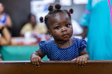 A young girl in Ghana benefiting from UNICEF programs.