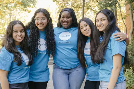 UNICEF USA National Youth Council members at the UNICEF USA Youth Leader Retreat in Atlanta in October 2024.