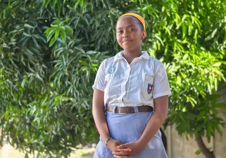 Soraya, 15, of Majunga, northwest Madagascar.