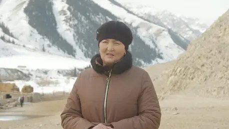 For more than 36 years, medical nurse Jiydegul Rysbaeva has traveled on horseback across the Jon-Bulak Valley, Kyrgyzstan, delivering lifesaving vaccines and care to children and families on farmsteads across the region.