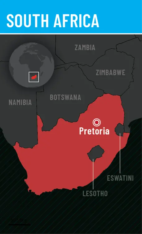 Map of South Africa