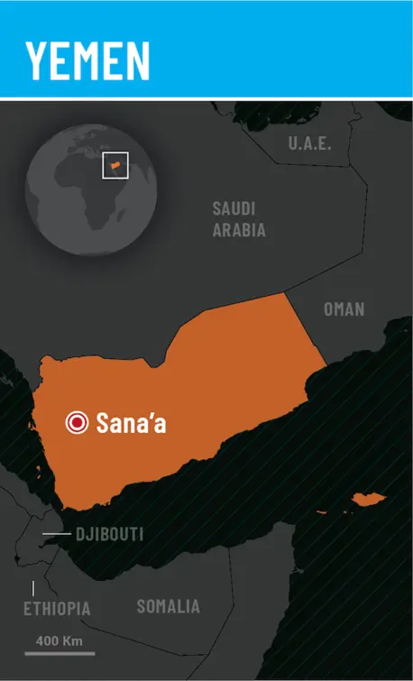 map of Yemen