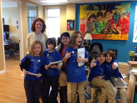 Riverstone Students Visit U.S. Fund for UNICEF