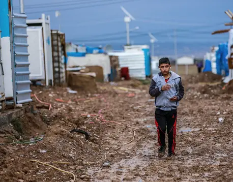 One third of Iraqi children need humanitarian aid.