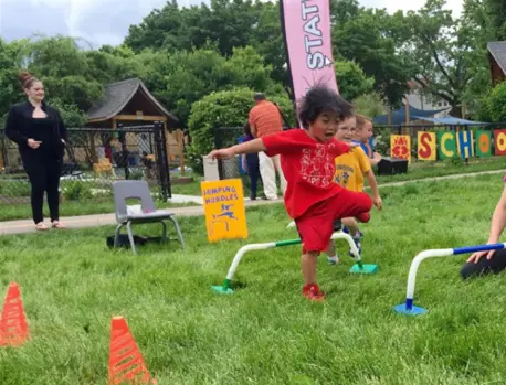 Child Doing Outdoor Activity