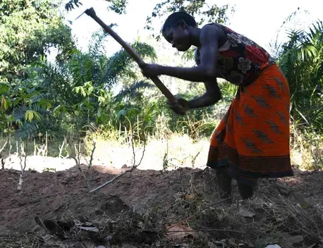 Laura had to give up on school after her parents died. Now, at 14, she is the head of her household and must work to support her 7-year-old brother