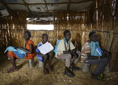 students at a UNICEF-supported school in South Sudan students at a UNICEF-supported school in South Sudan