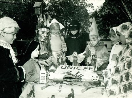 Children at a Costume Party