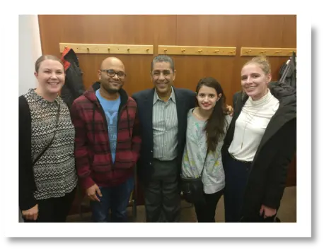 From left to right: Karin Broberg, Praveen Chackalayil, Congressman Espaillat, NYC Community Engagement Fellow Tori Curbelo, and Elise Bousquette From left to right: Karin Broberg, Praveen Chackalayil, Congressman Espaillat, NYC Community Engagement Fellow Tori Curbelo, and Elise Bousquette