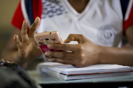 Person Using Smartphone