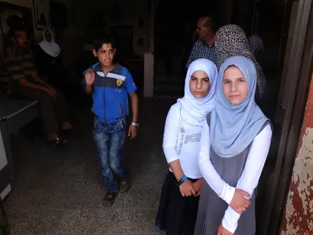 Children in a Doorway