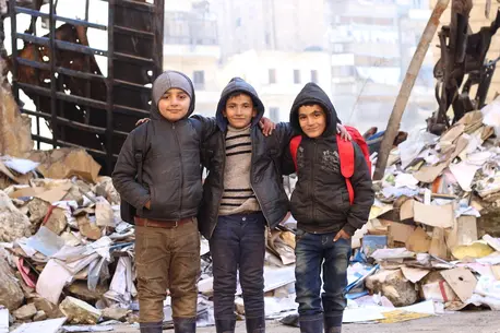 Children are heading back to school in Aleppo, thanks to UNICEF and partners Syria, Aleppo, Back to School