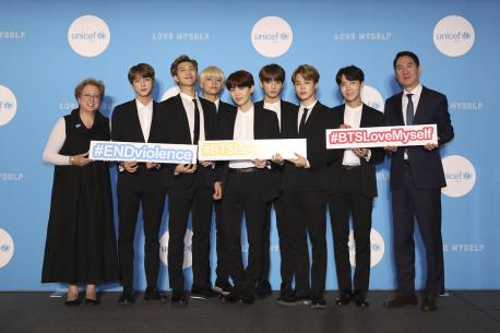 BTS UNICEF USA Group Photo