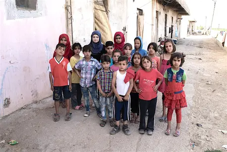 Group of Children in Street