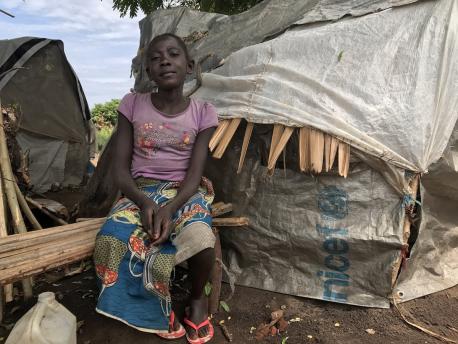 At least 1.3 million people have been displaced by violence in the provinces of Tanganyika and South Kivo in the eastern Democratic Republic of the Congo. Ngoy saw her mother killed in front of her. 