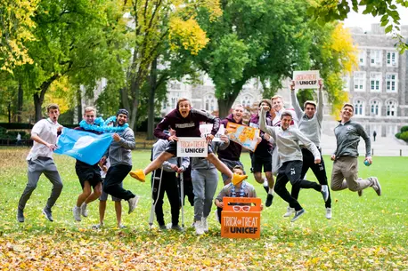 Group of People Jumping