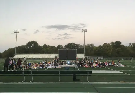 People on a Football Field