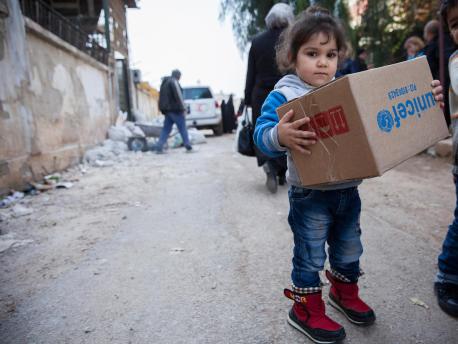 UNICEF, Syria, humanitarian aid