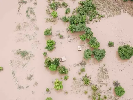 Aerial View of Water