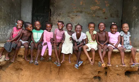 UNICEF-supported school children in Côte d'Ivoire. UNICEF-supported school children in Côte d'Ivoire.