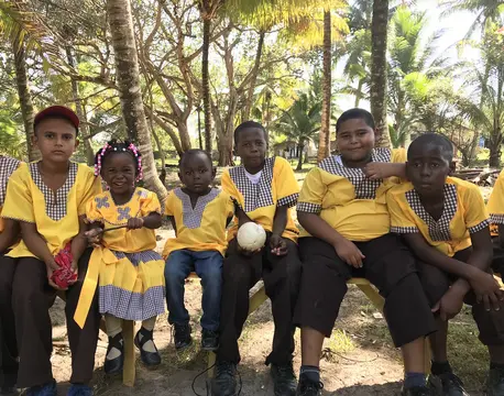 Group of Kids Smile at the Camera