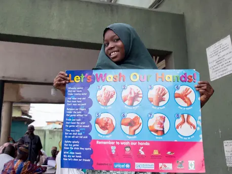 UNICEF is supporting public awareness campaigns in Nigeria to help communities protect themselves from the novel coronavirus. UNICEF is supporting public awareness campaigns in Nigeria to help communities protect themselves from the novel coronavirus.