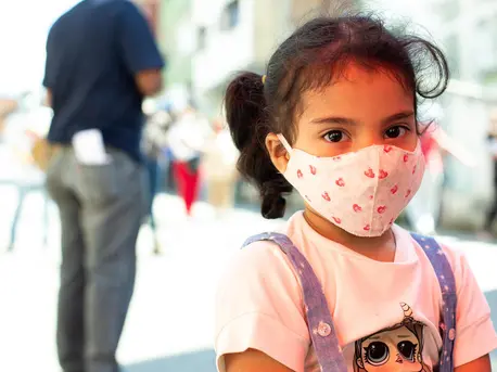 Mariangel, 5, was vaccinated against polio during a vaccination day supported by UNICEF in Catia community located in Caracas, Venezuela on September 9, 2020. Mariangel, 5, was vaccinated against polio during a vaccination day supported by UNICEF in Catia community located in Caracas, Venezuela on September 9, 2020.
