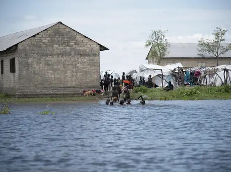 Early and heavy seasonal rains have caused severe flooding in several parts of South Sudan. In Pibor, many people have taken shelter in and outside the school. Early and heavy seasonal rains have caused severe flooding in several parts of South Sudan. In Pibor, many people have taken shelter in and outside the school.
