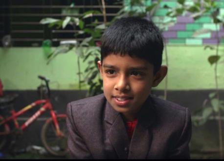 Anik, 8, of Bangladesh suffered the effects of lead exposure. 
