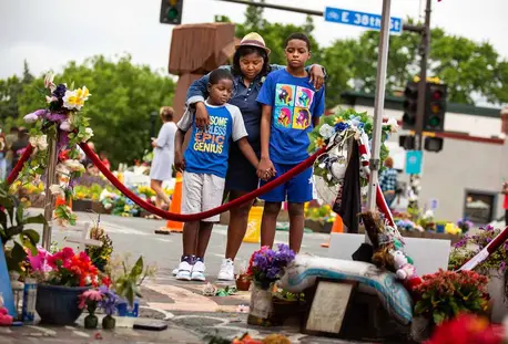 Family at Memorial