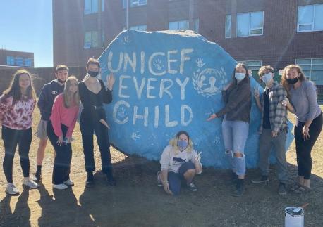 UNICEF Every Child Rock Mural