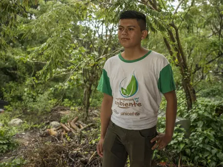 In Ipala, Guatemala, 17-year-old Guillermo used recyclable materials to build gray water filters to protect the health of his community. In Ipala, Guatemala, 17-year-old Guillermo used recyclable materials to build gray water filters to protect the health of his community.