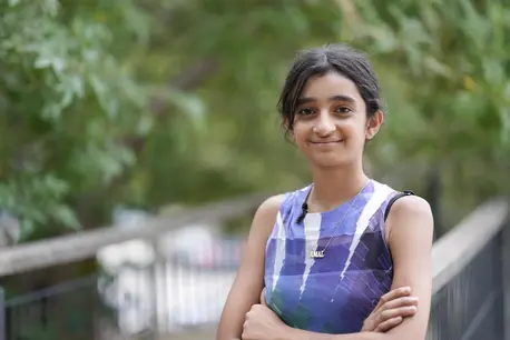 Amal, 13, helped clear debris at their school in Achrafieh in the days following the Aug. 4, 2020 port explosion in Beirut.