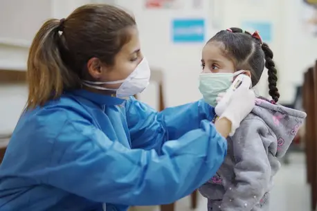 Since 21 February 2020, when the first case of COVIR-19 was confirmed in the country, UNICEF has procured and delivered medical supplies to 194 Primary Health Care Centres.