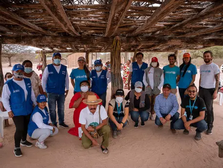 UNICEF is working to expand water, sanitation and hygiene (WASH) services to communities in La Guajira, Colombia. UNICEF is working to expand water, sanitation and hygiene (WASH) services to communities in La Guajira, Colombia.