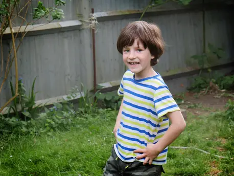 Seven-year-old Davyd and his family fled Bucha, Ukraine, after the shelling began in Feb. 2022. They are now staying with relatives in London. Seven-year-old Davyd and his family fled Bucha, Ukraine, after the shelling began in Feb. 2022. They are now staying with relatives in London.