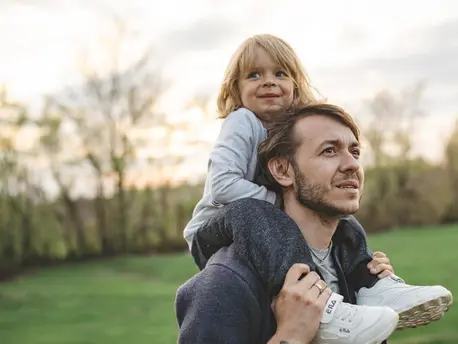 Oleksandr plays with his 3-year-old son, Leonard, in Kmelnytskyi oblast, Ukraine on April 30, 2022. The family fled their apartment in Irpin soon after fighting began. 