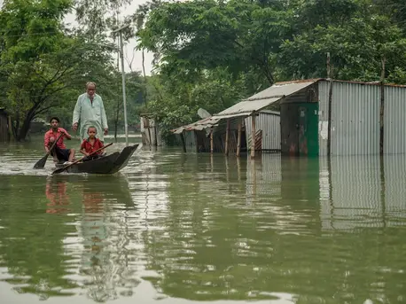People in a Canoe