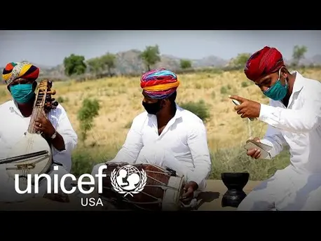 Thumbnail for video UNICEF India: Fighting COVID-19 With Song