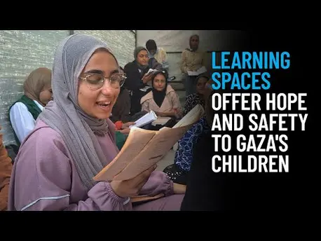 Thumbnail for video Learning Spaces Offer Hope and Safety to Gaza's Children