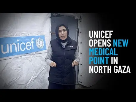 Thumbnail for video UNICEF Opens New Medical Point in North Gaza
