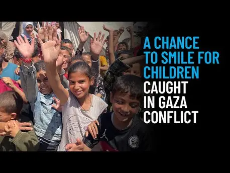 Thumbnail for video A Chance to Smile for Children Caught in Gaza Conflict