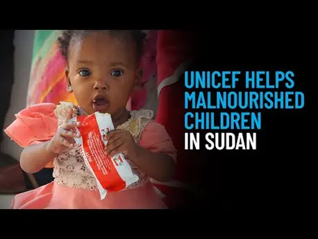 Thumbnail for video UNICEF Helps Malnourished Children in Sudan