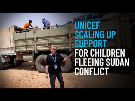 Thumbnail for video UNICEF Scaling Up Support for Children Fleeing Sudan Conflict
