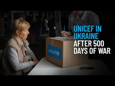 Thumbnail for video UNICEF in Ukraine After 500 Days of War