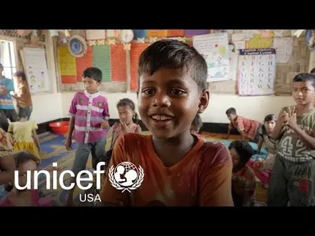 Thumbnail for video Helping Rohingya Refugee Children Learn, Play and Heal | UNICEF USA