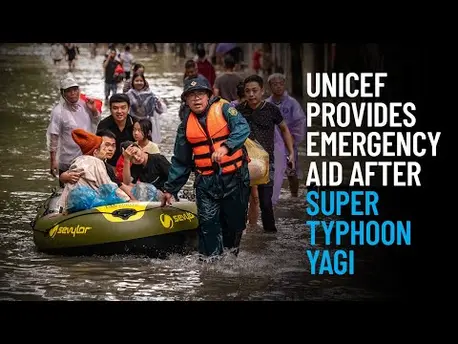 Thumbnail for video UNICEF Provides Emergency Aid After Super Typhoon Yagi
