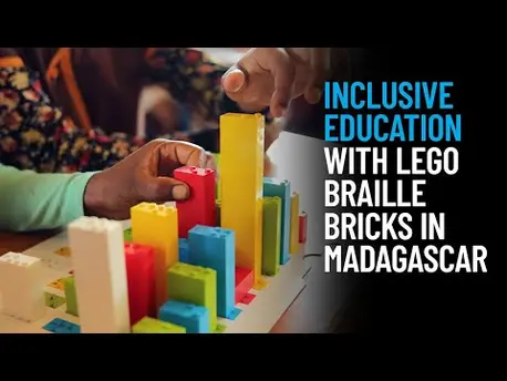 Thumbnail for video Inclusive Education With LEGO Braille Bricks in Madagascar
